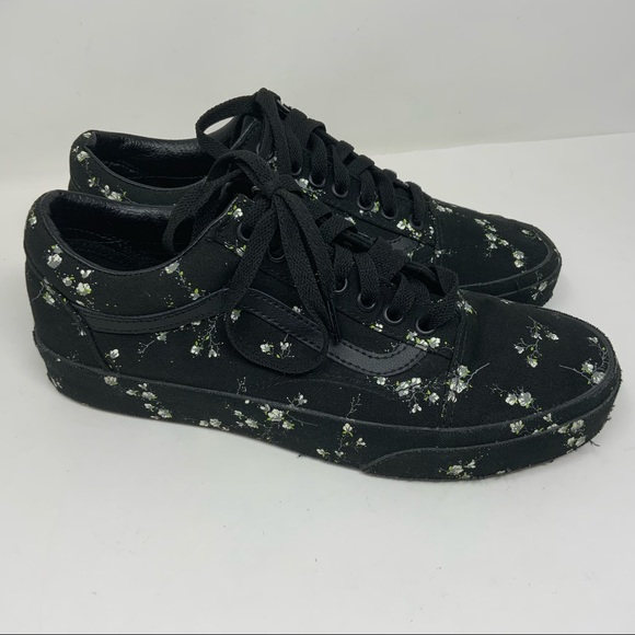 Vans Old Skool Midnight Floral Black. Womens Size 9.5. - Picture 13 of 13